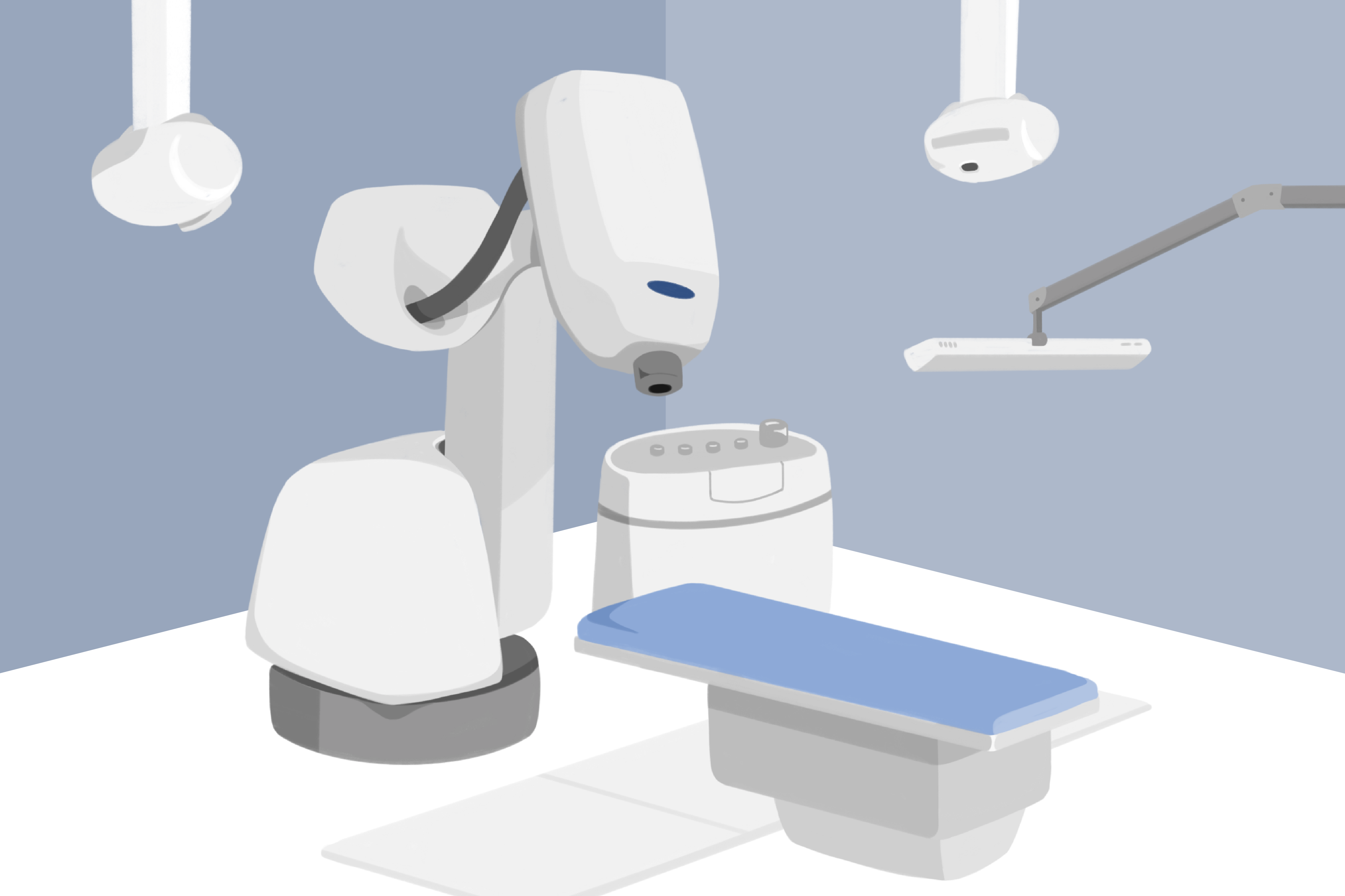CyberKnife machine illustration